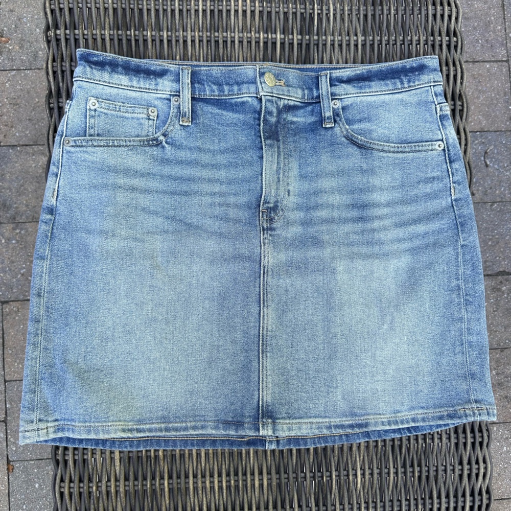 J Crew Denim Mini Skirt
